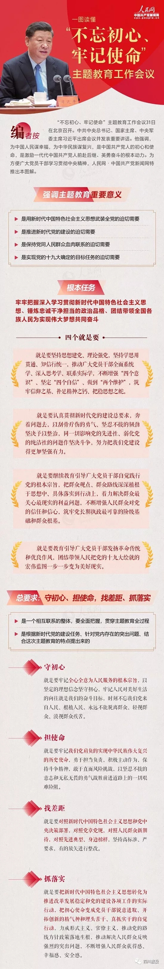 不忘初心、牢记使命| 一图读懂“不忘初心、牢记使命”主题教育工作会议