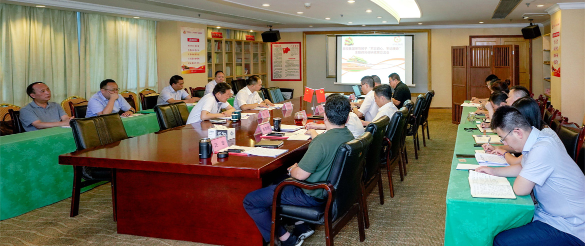 尊龙凯时集团领导班子召开“不忘初心、牢记使命”主题教育调研成果交流会